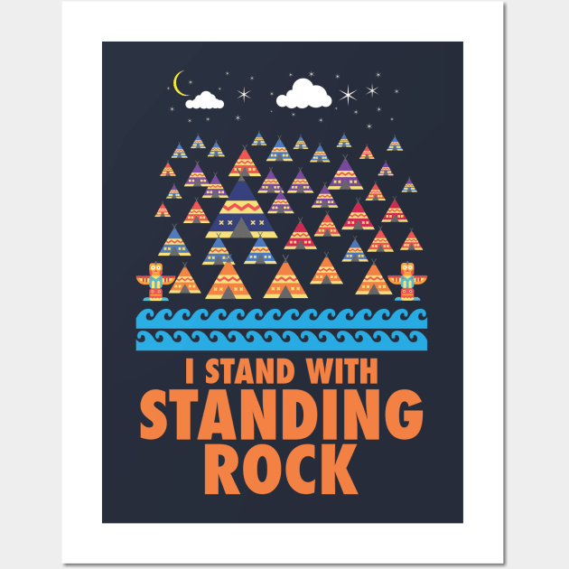 I Stand With Standing Rock Wall Art by Soulcatcher